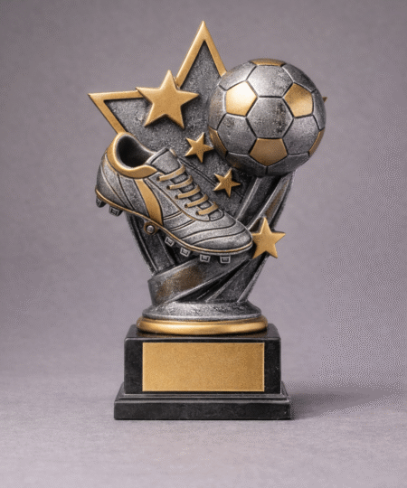 Fotballpokal i resin – 13 cm