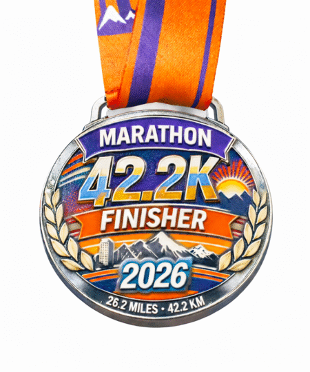 Maratonmedalje 42.2K – Inspirasjonsmedalje